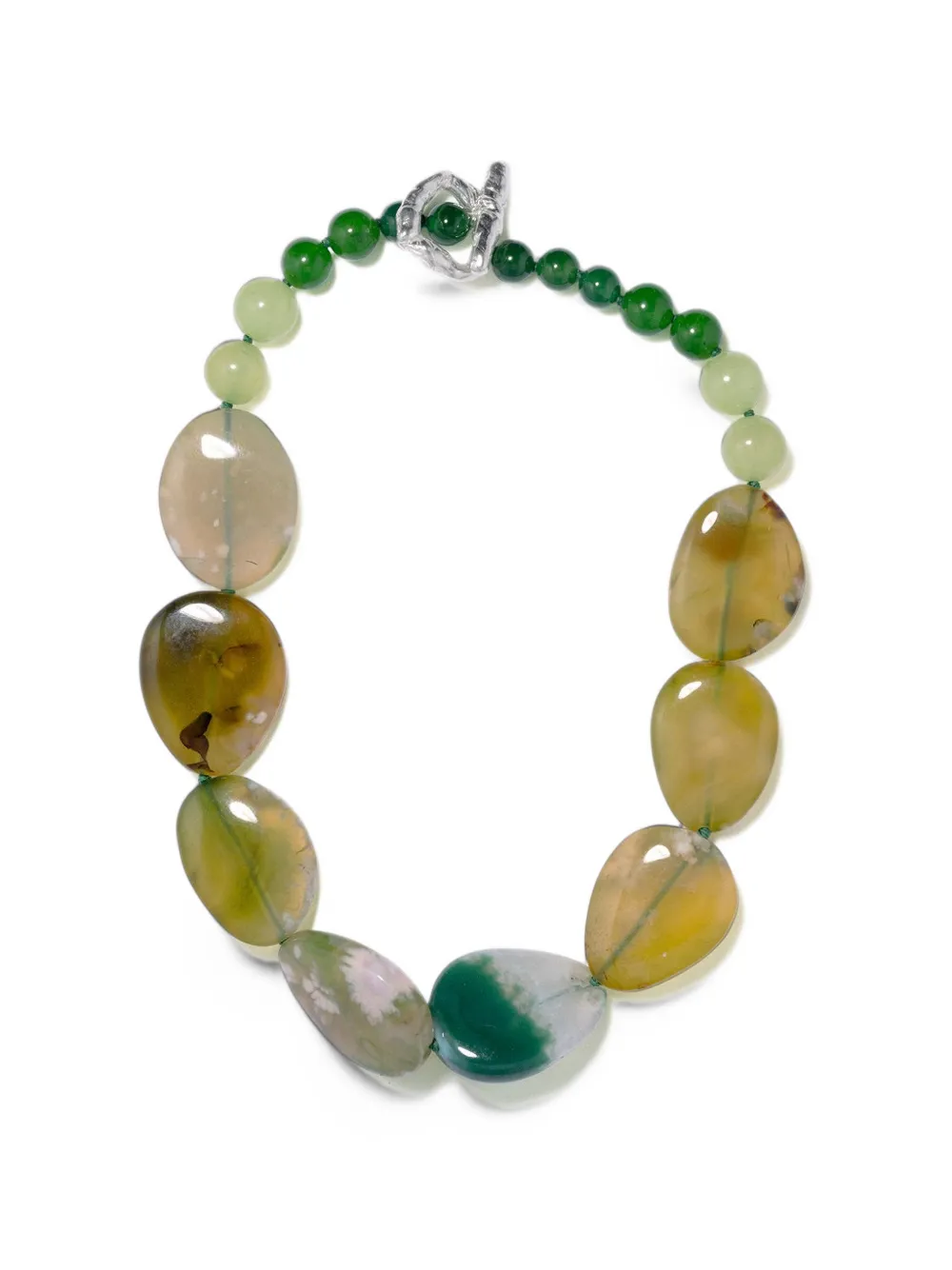 Completedworks Time Will Say Nothing but "I Told You So" beaded necklace - Verde