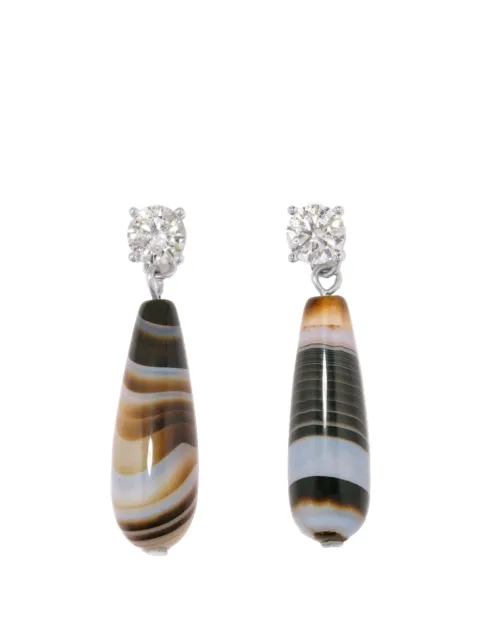 Completedworks Trace of the Infinite drop-design earrings