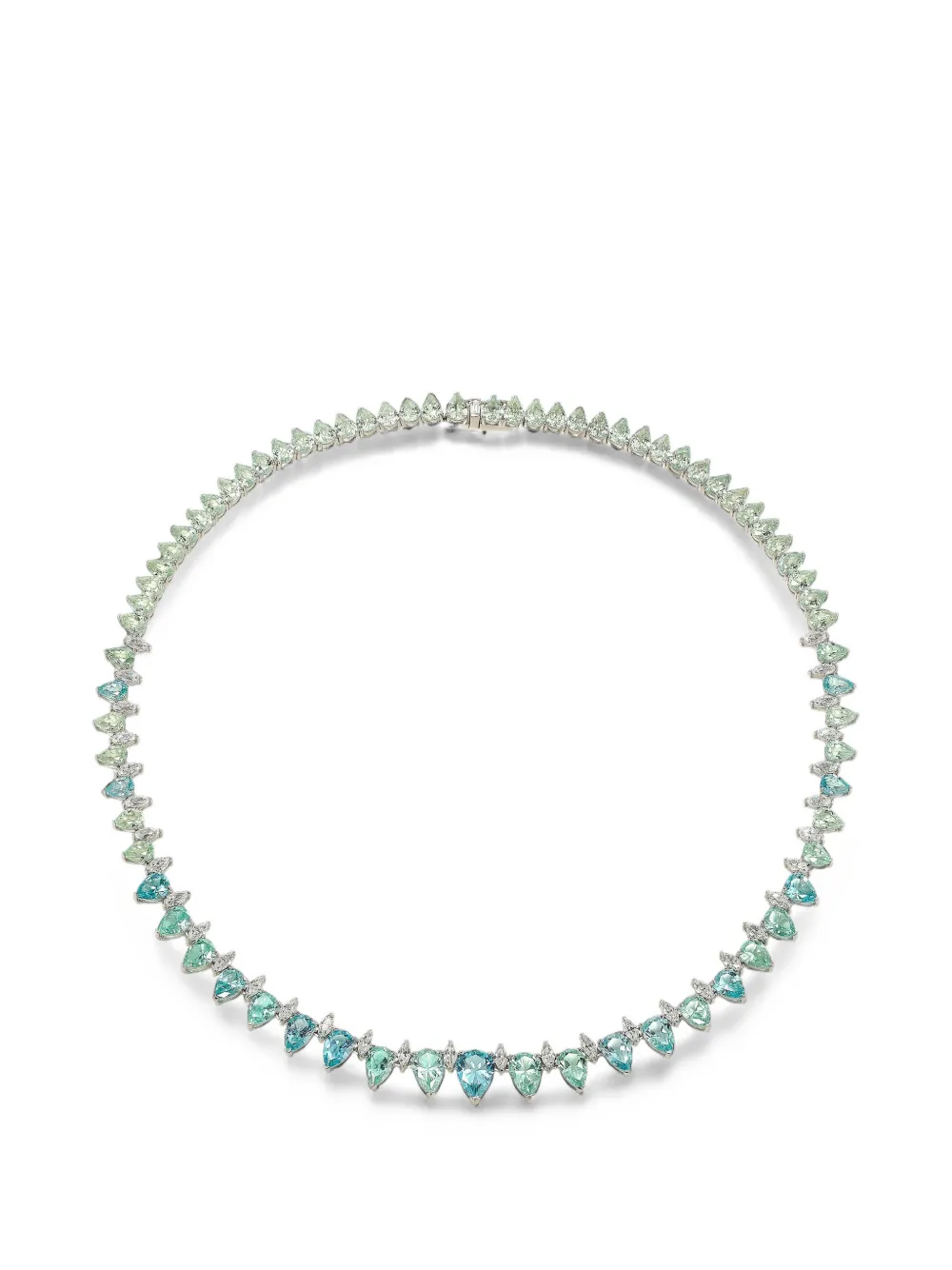 Anabela Chan Ocean Sapphire Infinity necklace - Argento
