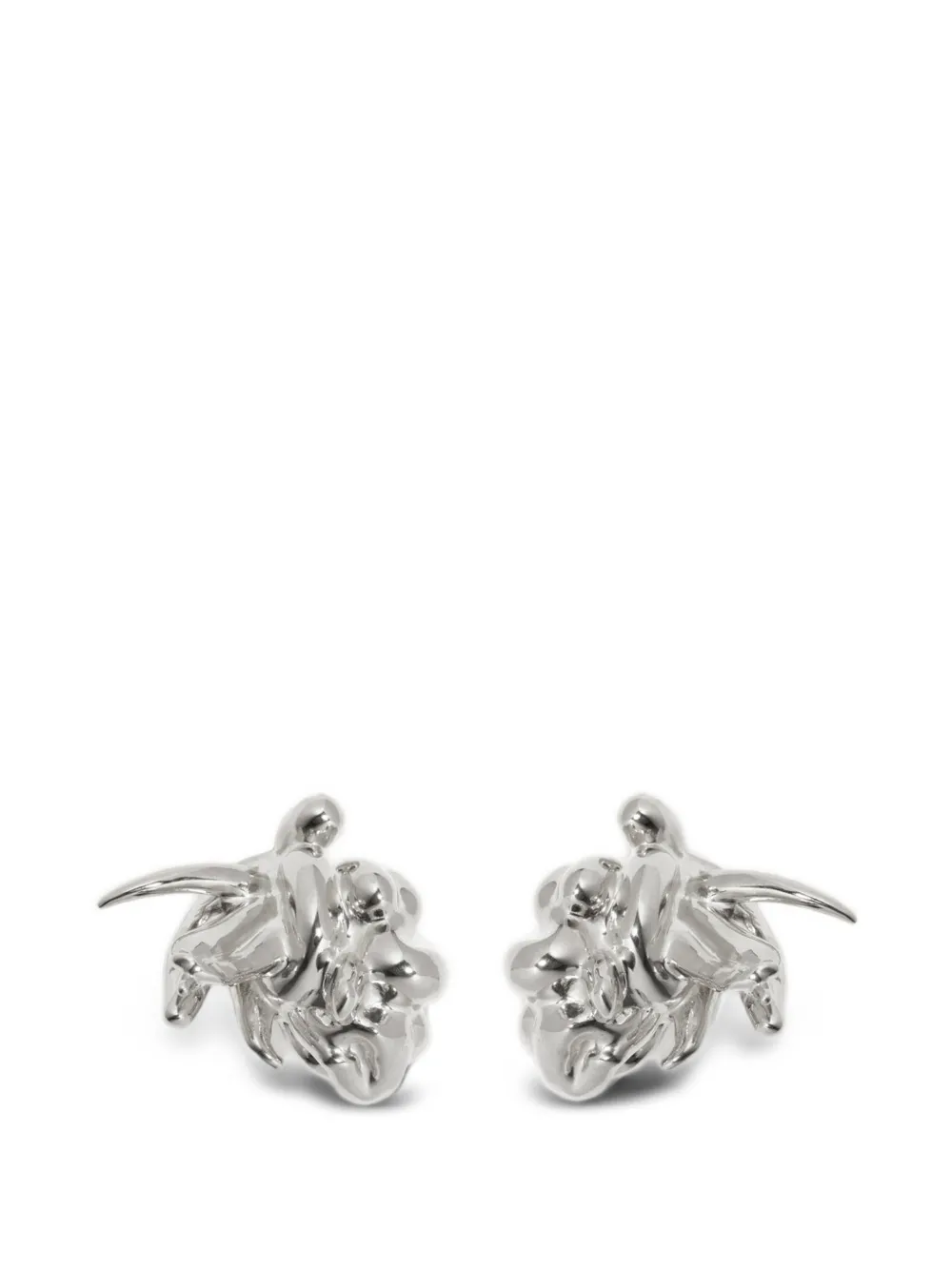 Completedworks General Strike sculptural earrings - Argento