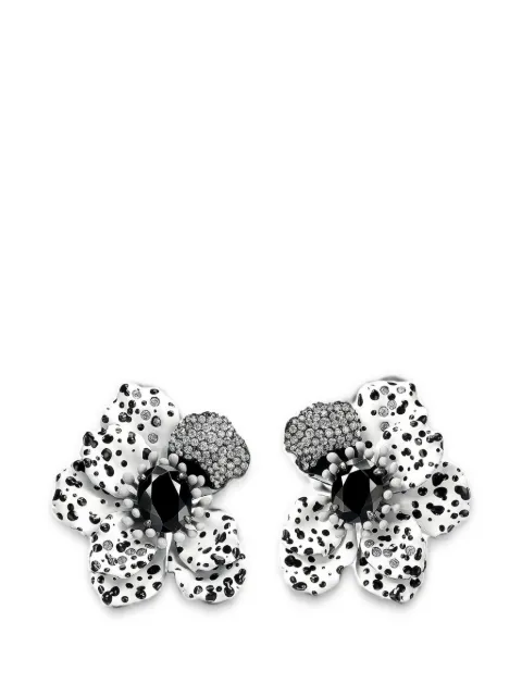 Anabela Chan Monochromatic Poppy earrings