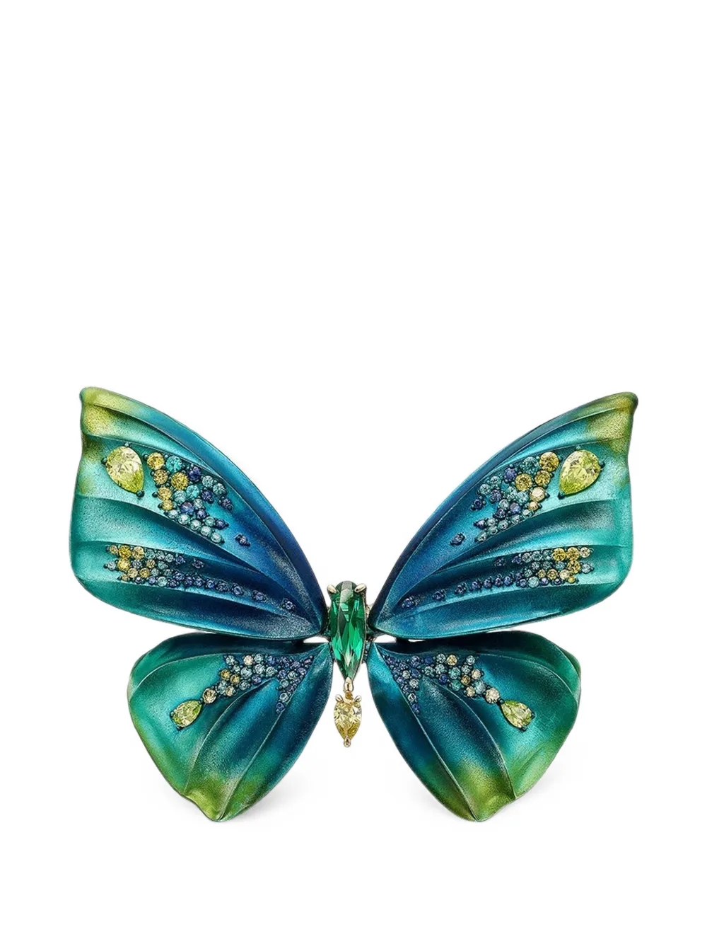 Anabela Chan Aurora butterfly brooch - Blau
