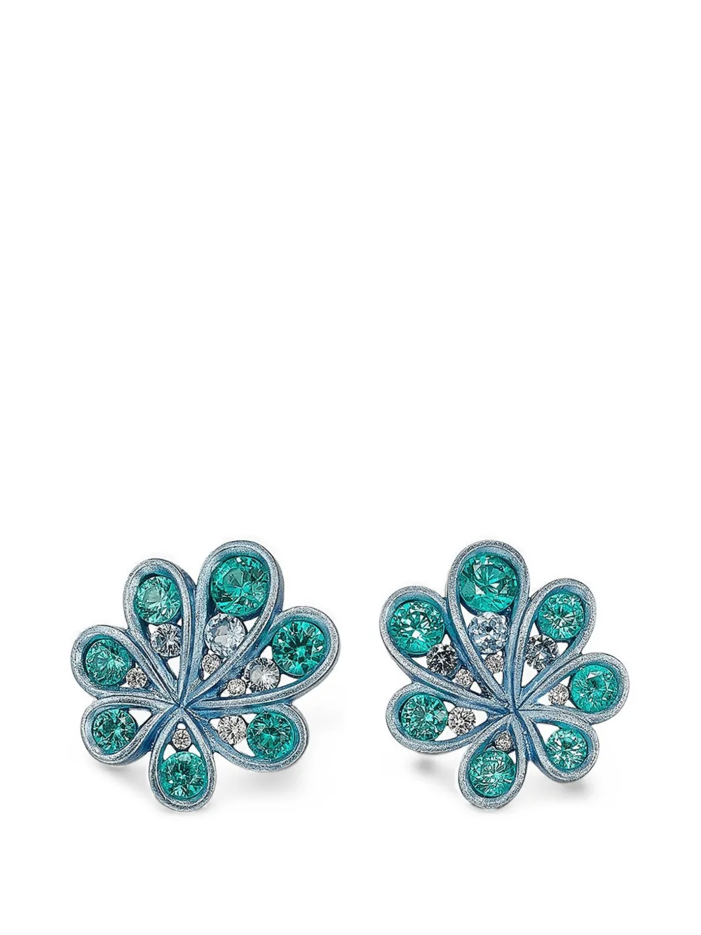 Anabela Chan Ocean Paraiba Chanterelle earrings - Bleu