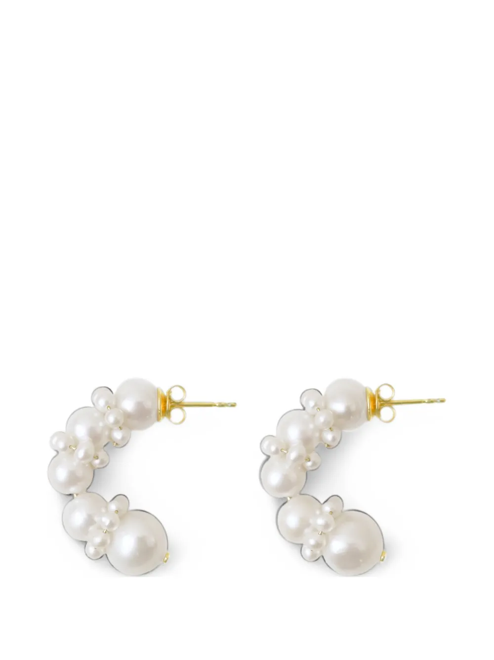 Completedworks Birds of a Feather pearl earrings - Gold