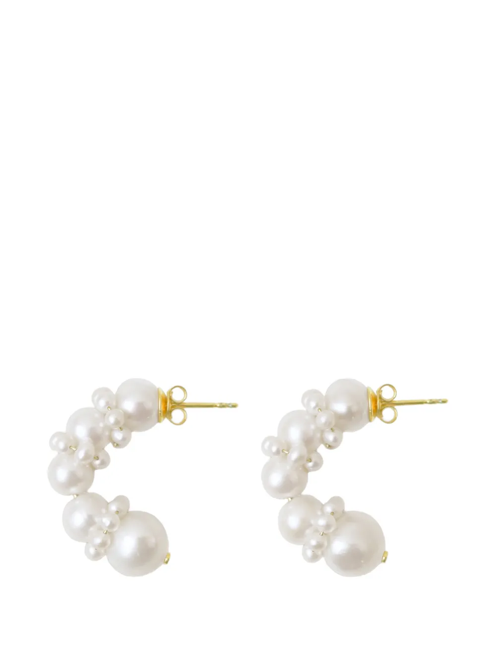 Completedworks Birds of a Feather pearl earrings - Oro