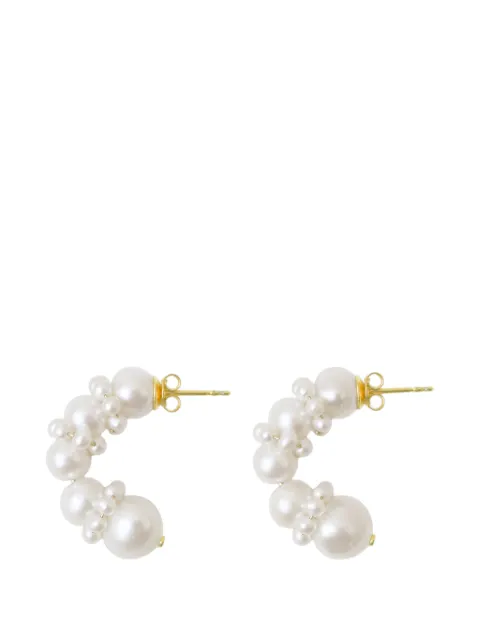 Completedworks Birds of a Feather pearl earrings