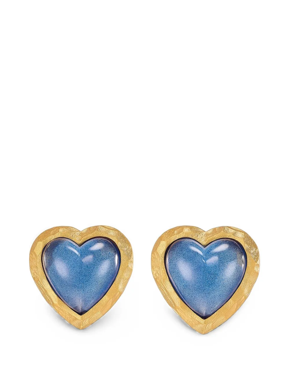 Anabela Chan sculptural-heart earrings - Oro