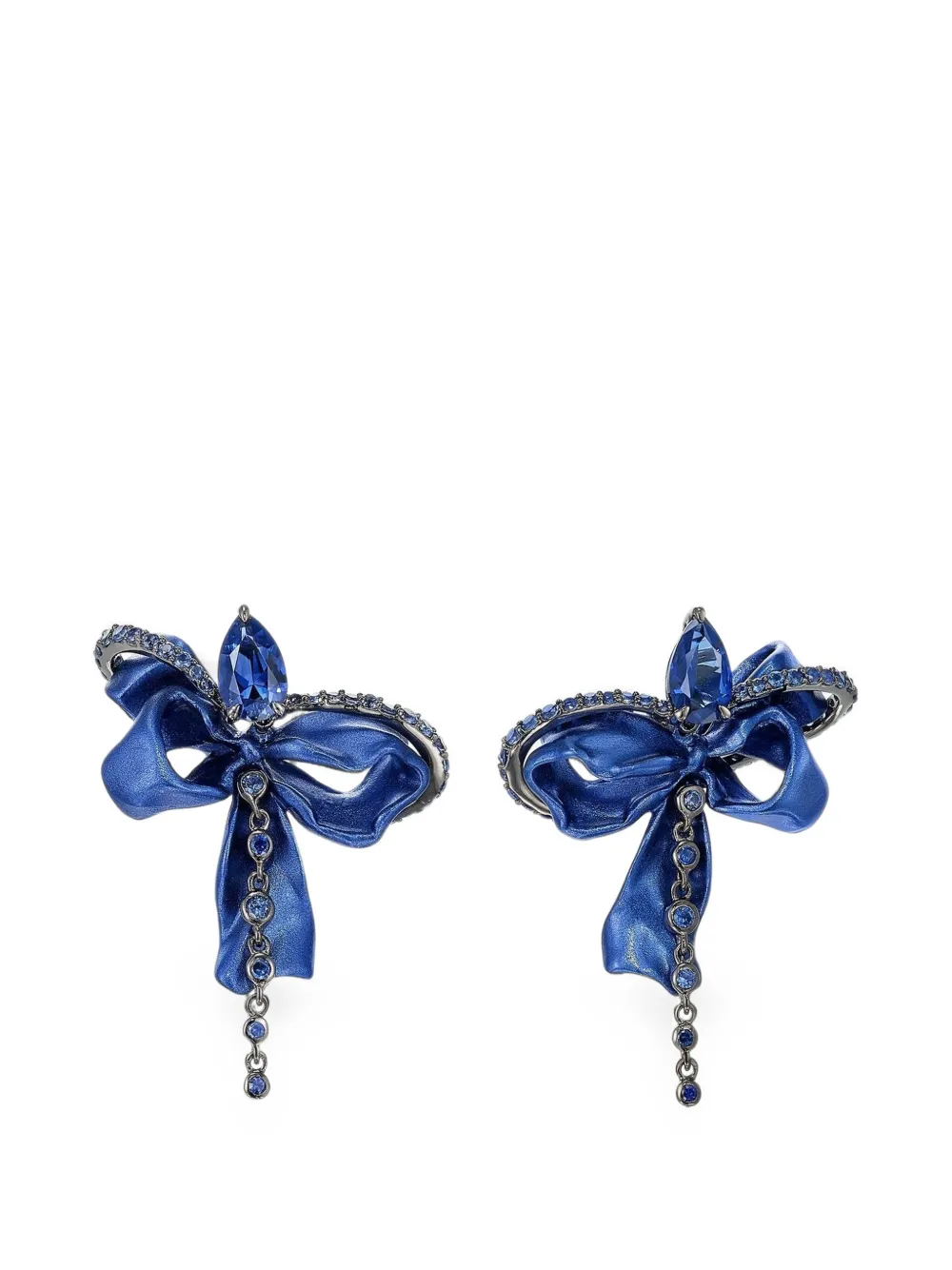 Anabela Chan Midnight Cupid's Bow earrings - Nero