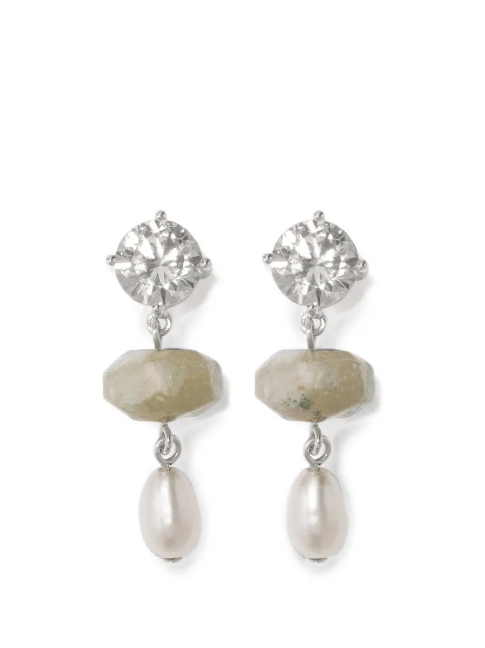 Completedworks Orchard pearl drop earrings - Argento