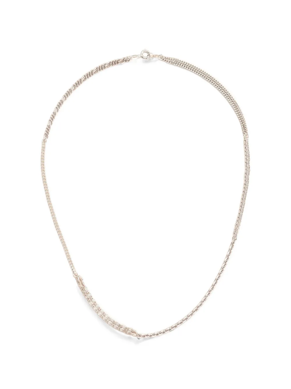 Wouters & Hendrix Chapters textured necklace - Argento