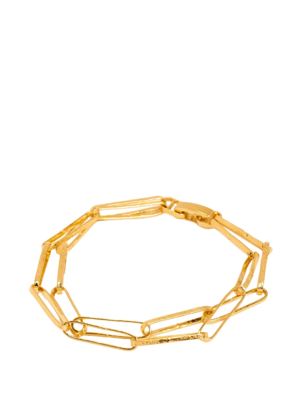 Wouters & Hendrix Les Eternelles hammered link bracelet - Oro