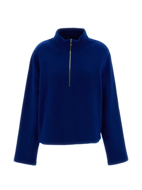 Rier City Wax quarter-zip wool sweatshirt 