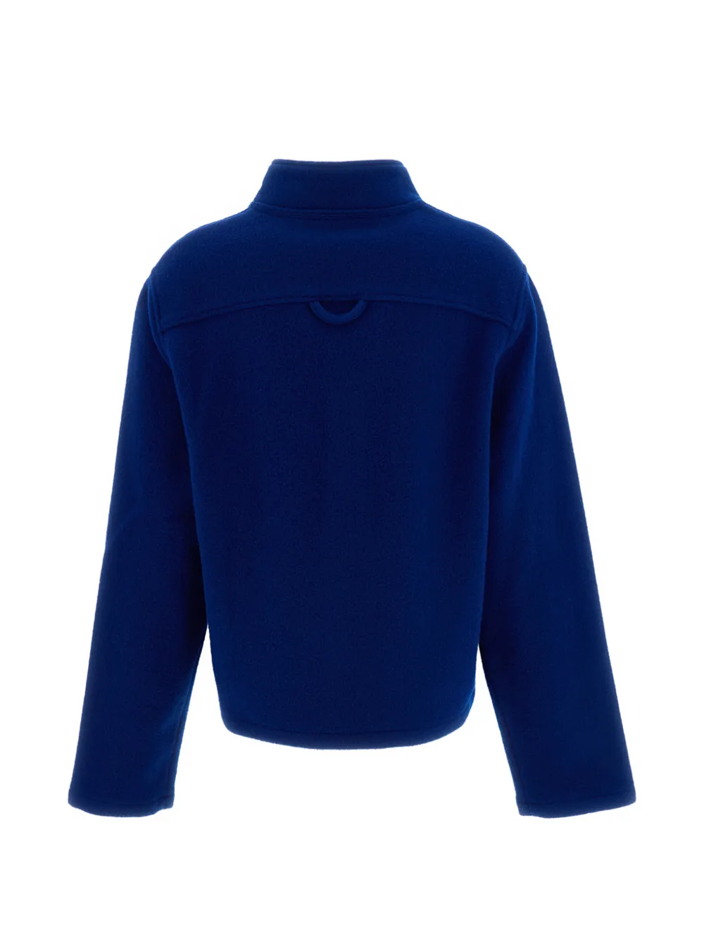 Rier City Wax quarter-zip wool sweatshirt Blauw
