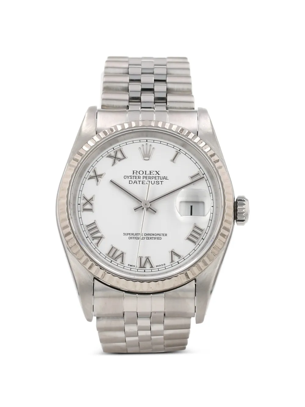 Rolex Datejust Fluted Bezel 36mm watch - Bianco