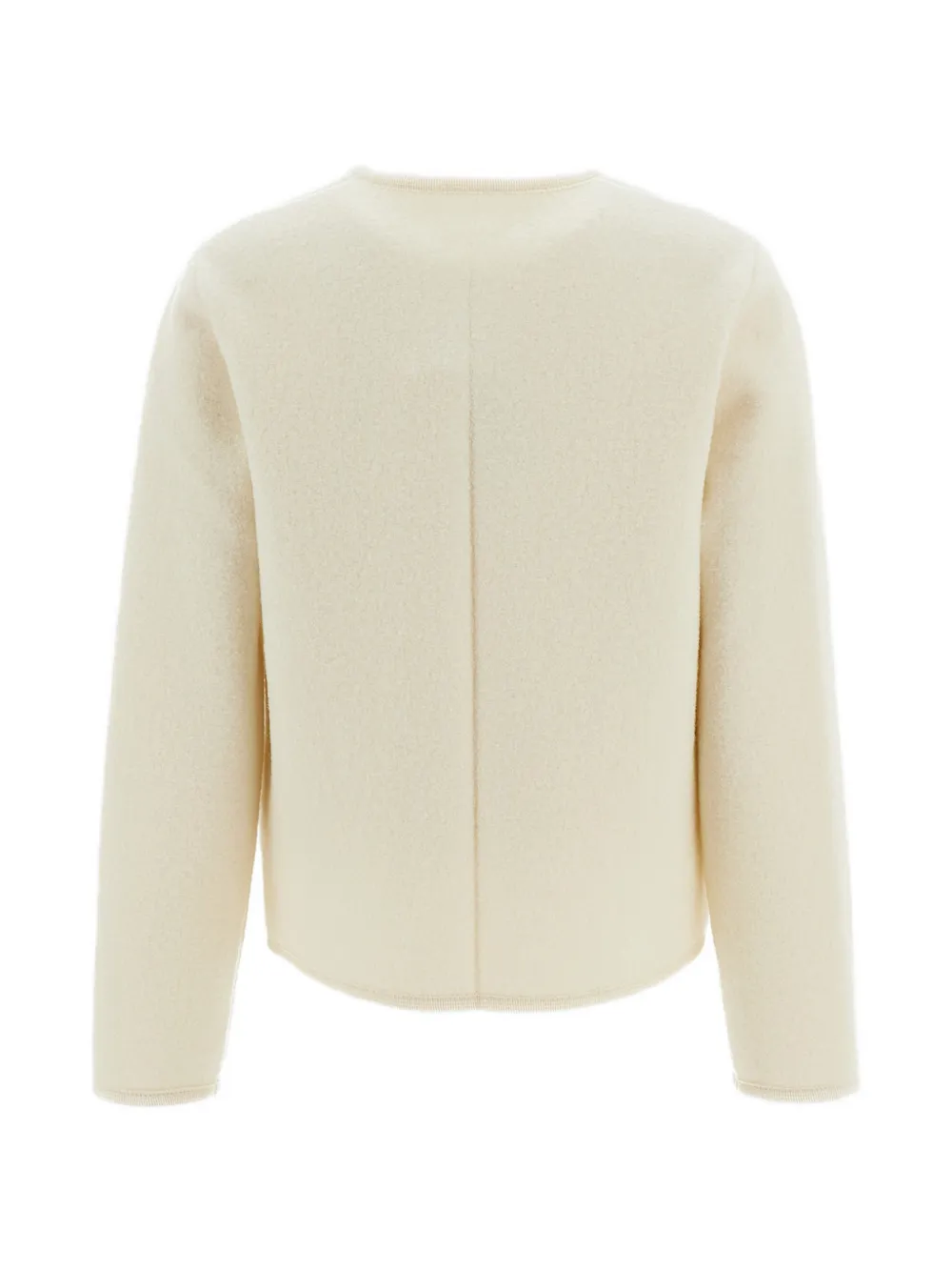 Rier Walker fleece-texture pocket-detail jacket Beige