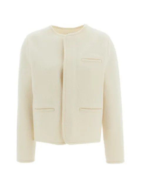 Rier Walker fleece-texture pocket-detail jacket