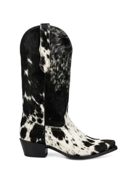 NORTALIE cow-print Verbena boots