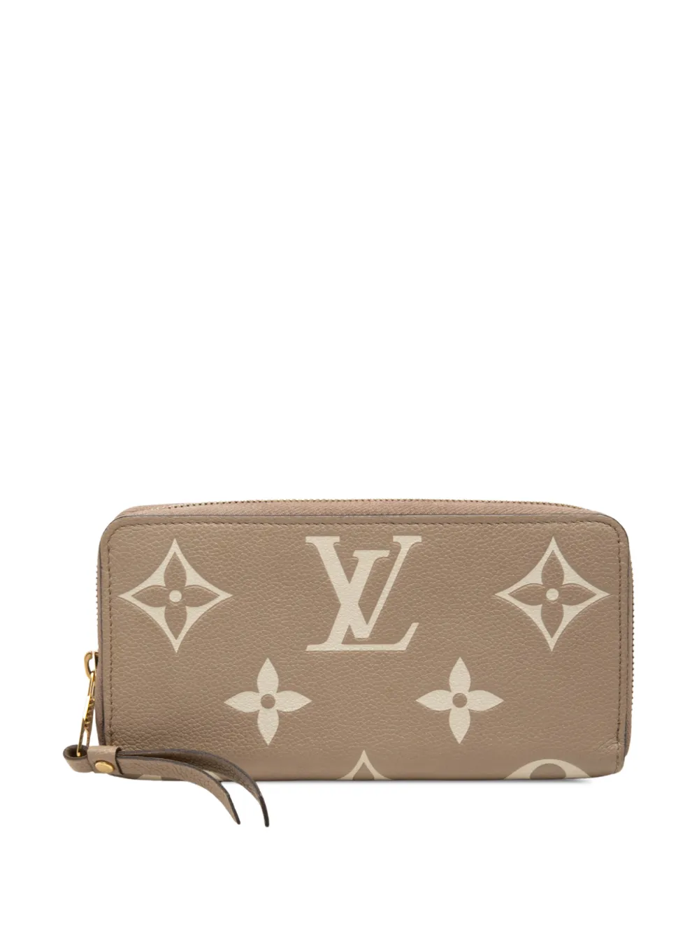 Louis Vuitton Pre-Owned 2021-2026 Bicolor Monogram Empreinte Giant Zippy Wallet long wallets - Brown