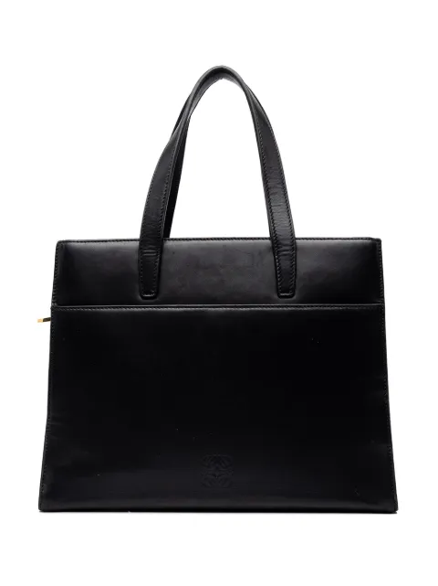 Loewe Pre-Owned 2010 Leather Anagram satchel
