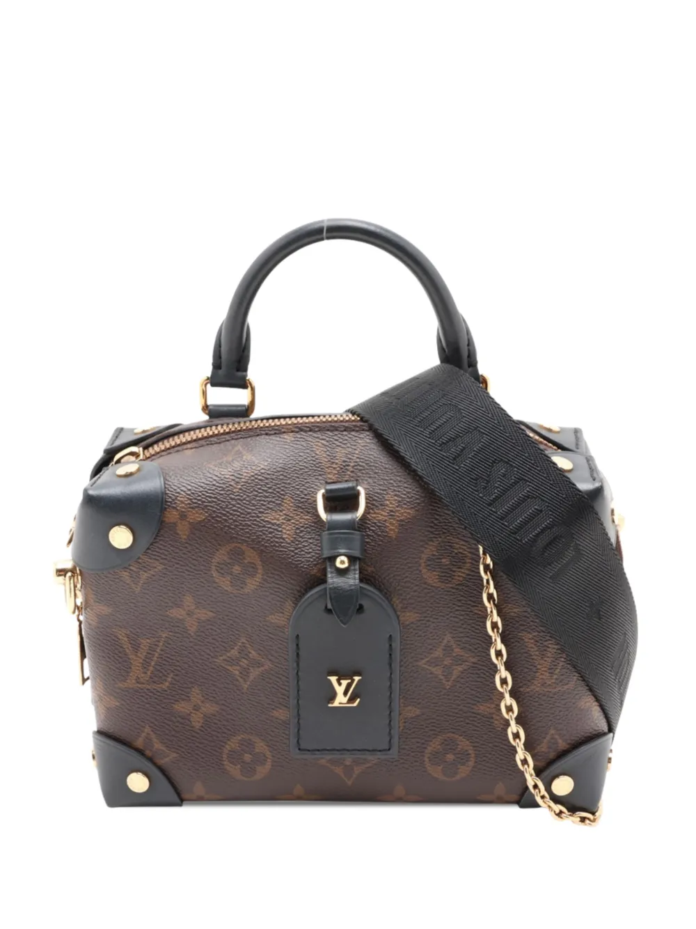 Louis Vuitton Pre-Owned 2021-2026 Monogram Petite Malle Souple satchel - Marrone