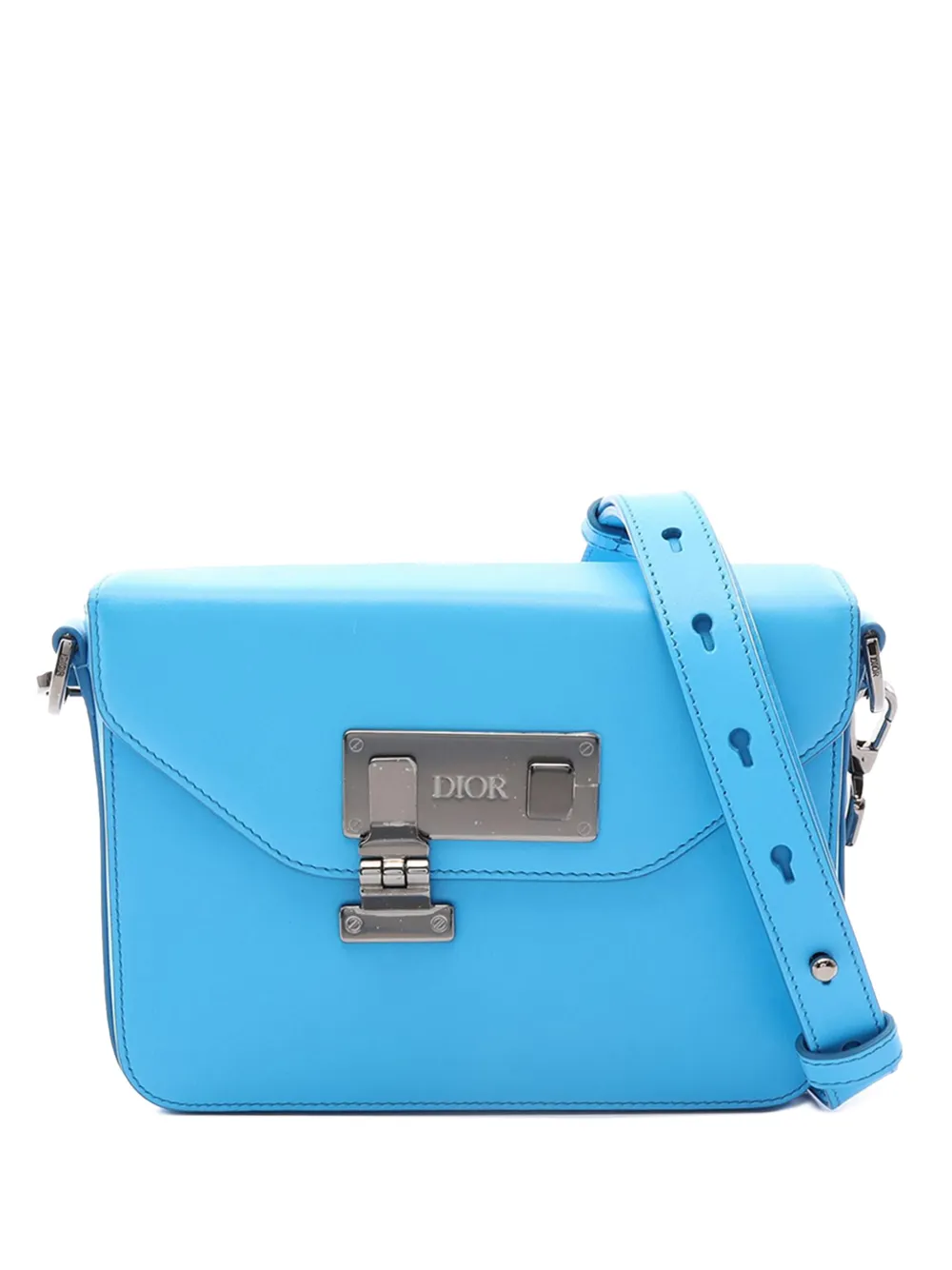 Christian Dior Pre-Owned 2010-2026 Dior Lock crossbody bag - Blau