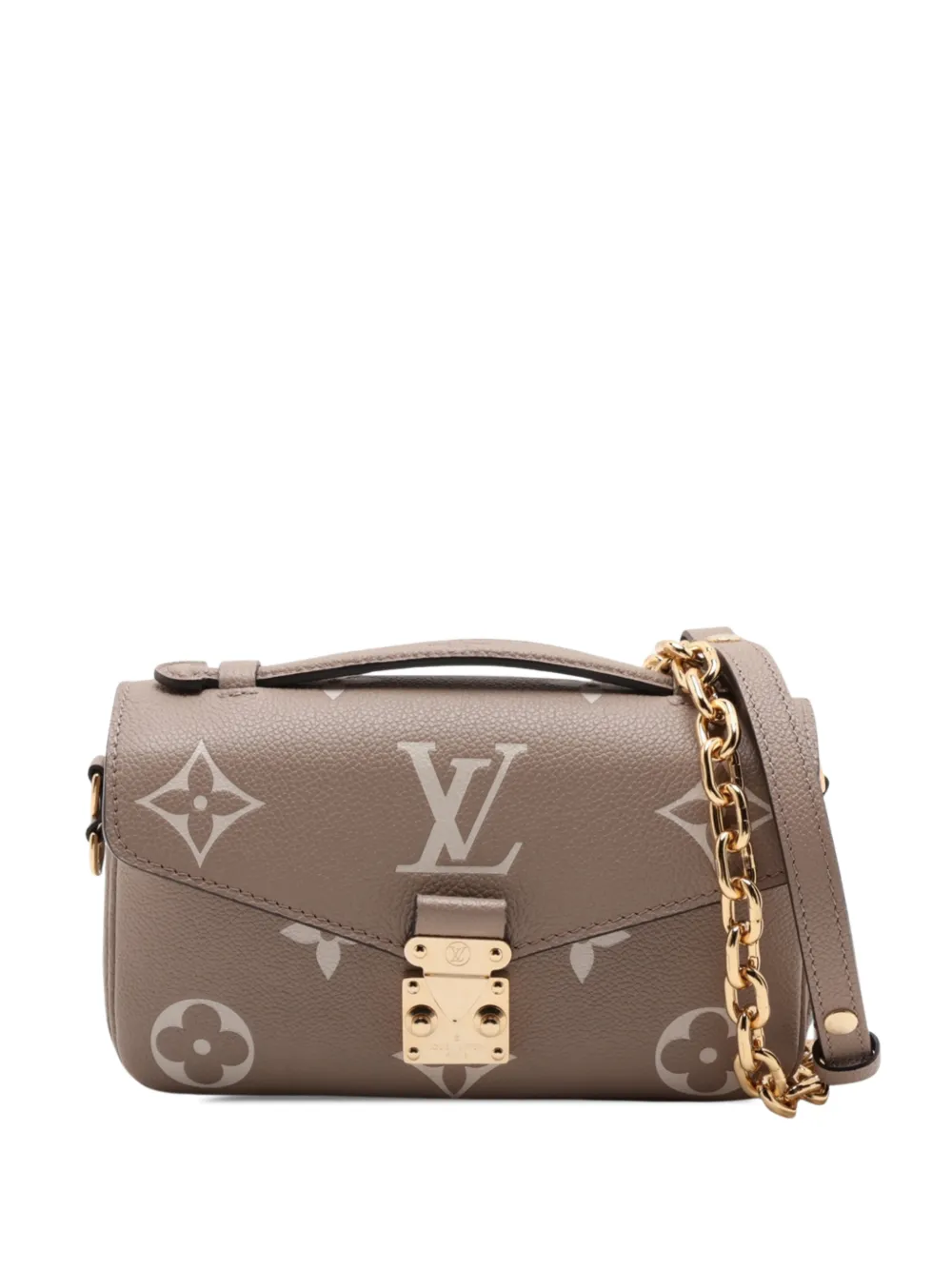 Louis Vuitton Pre-Owned 2021-2026 Monogram Empreinte Pochette Metis East West satchel - Braun