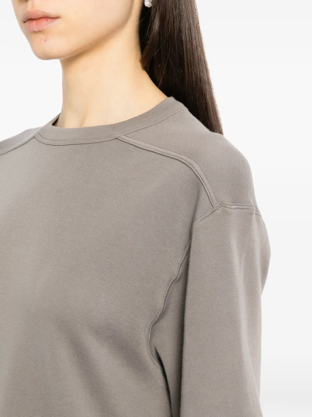 Rick Owens Brad cropped T-shirt Grijs