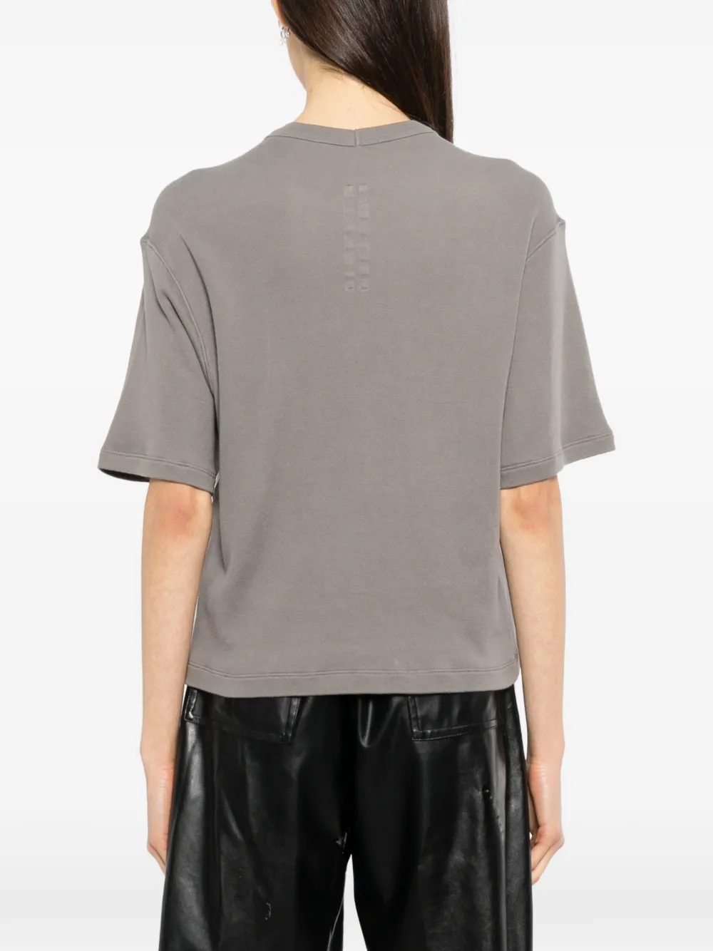 Rick Owens Brad cropped T-shirt Grijs
