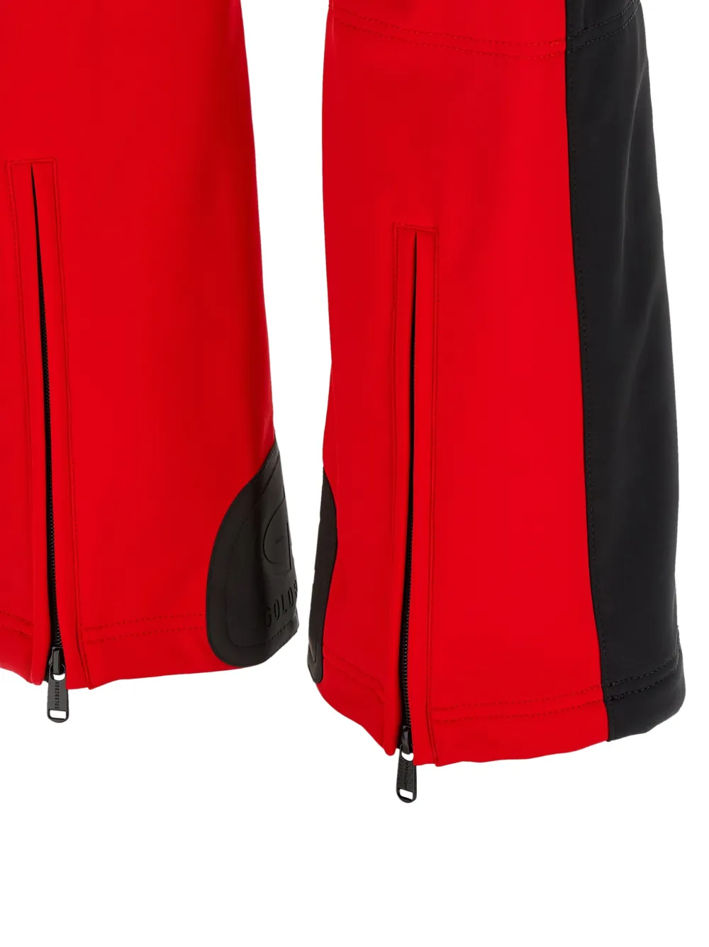 Goldbergh Parry faux-fur trim ski pants Rood