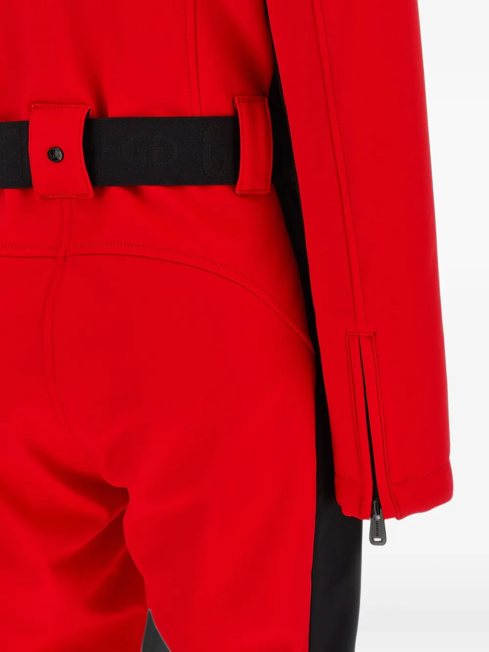 Goldbergh Parry faux-fur trim ski pants Rood