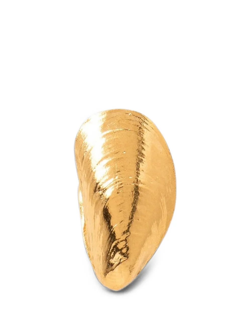 Wouters & Hendrix mussel-shell stud single earring - Oro