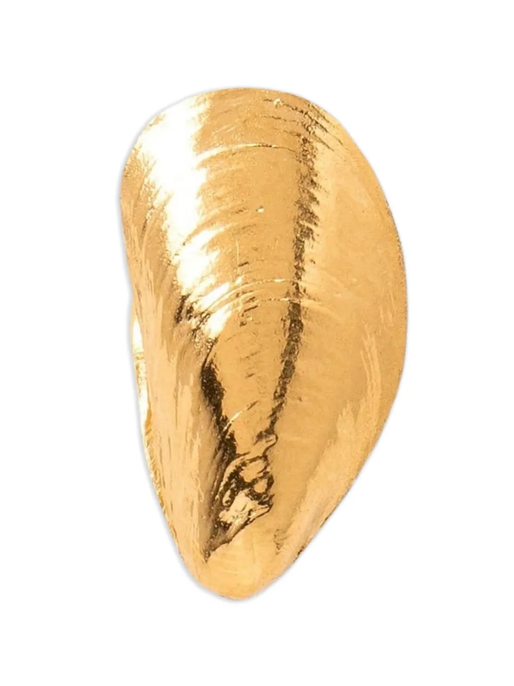 Wouters & Hendrix mussel-shell stud single earring - Oro