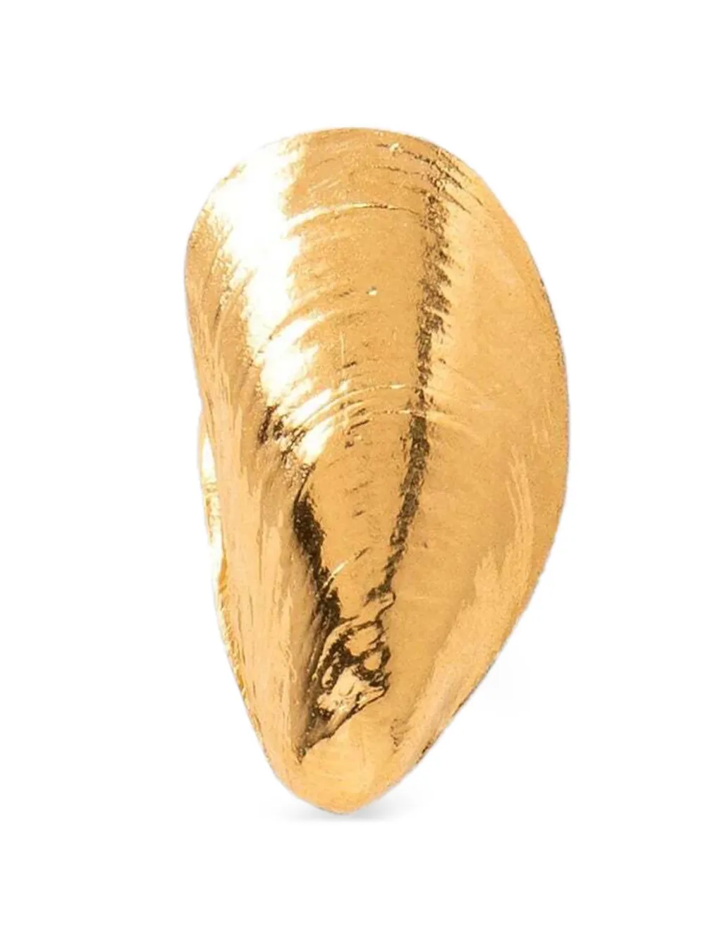 Wouters & Hendrix mussel-shell stud single earring - Oro