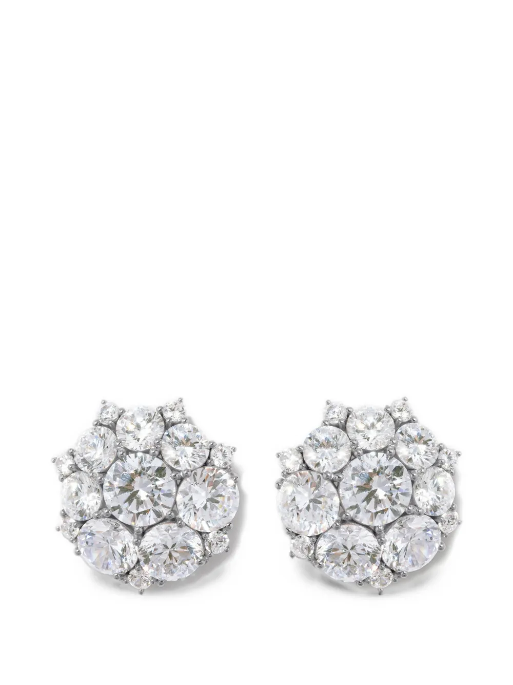 Completedworks The Many-Headed Hydra cubic zirconia earrings - Argento