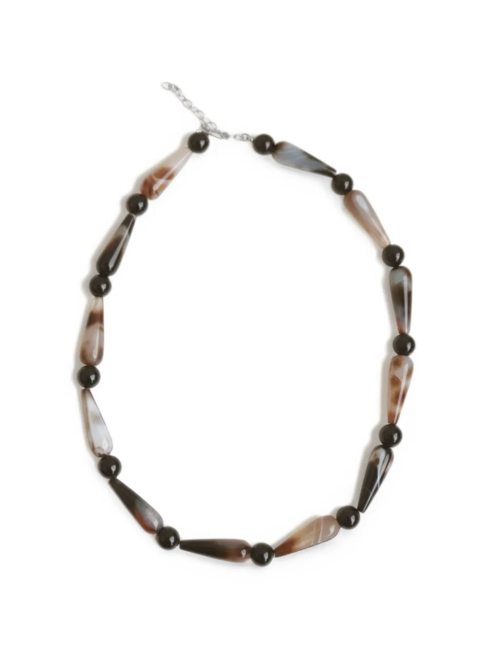 Completedworks The Depths of Time agate necklace - Toni neutri