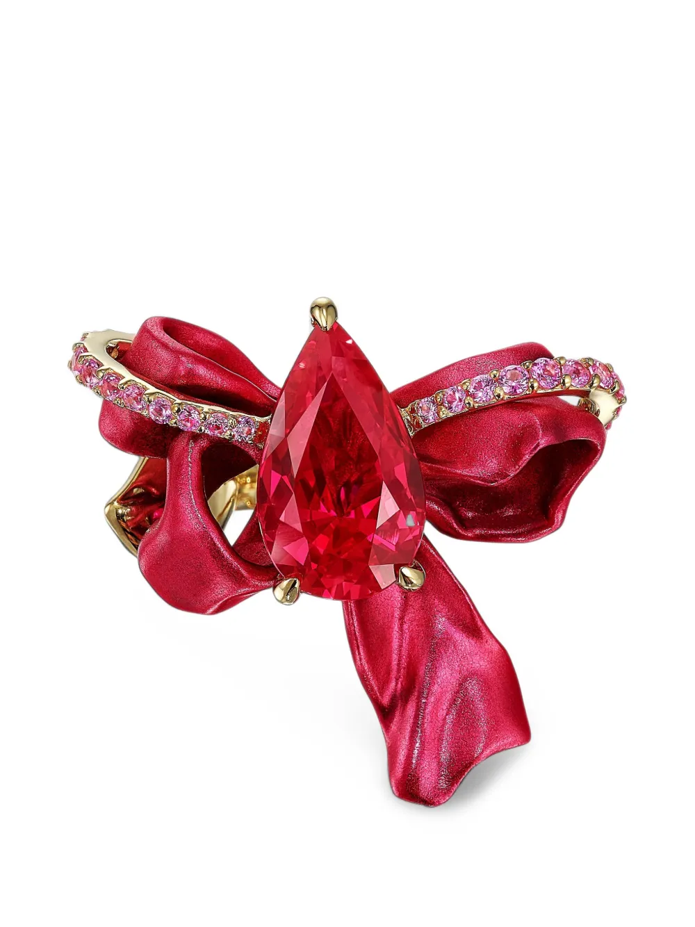Anabela Chan Cupid's Bow ruby and sapphire ring - Oro