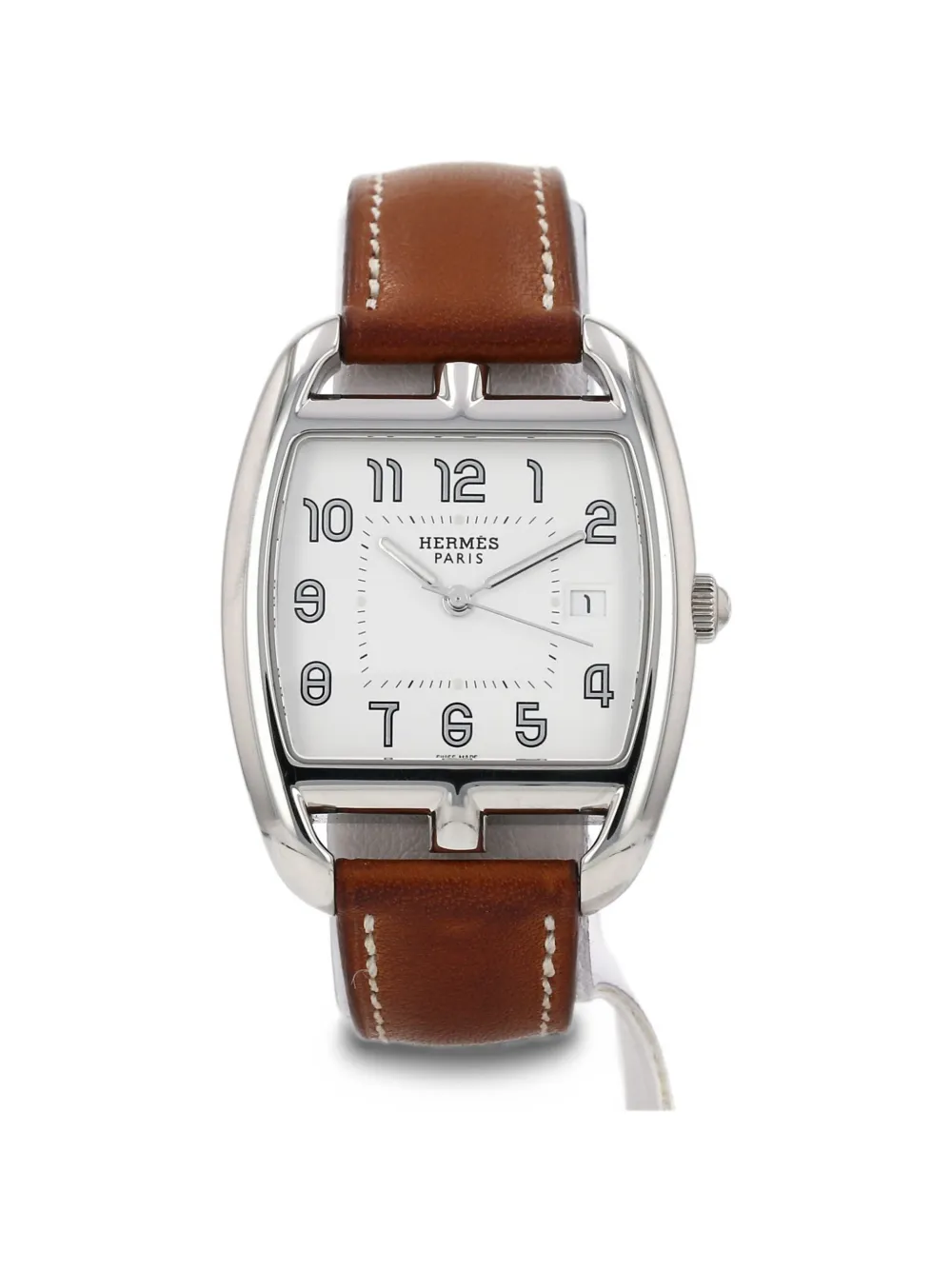Hermès Pre-Owned Cape Cod Tonneau 34mm watch - Weiß