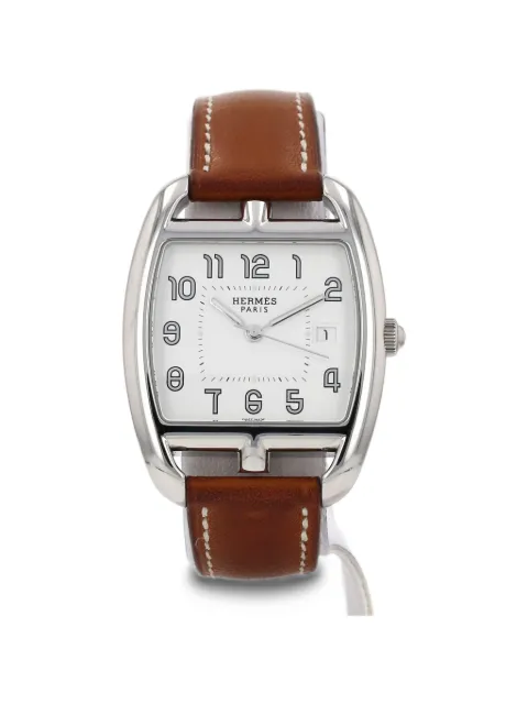 Hermès Pre-Owned Cape Cod Tonneau 34mm watch