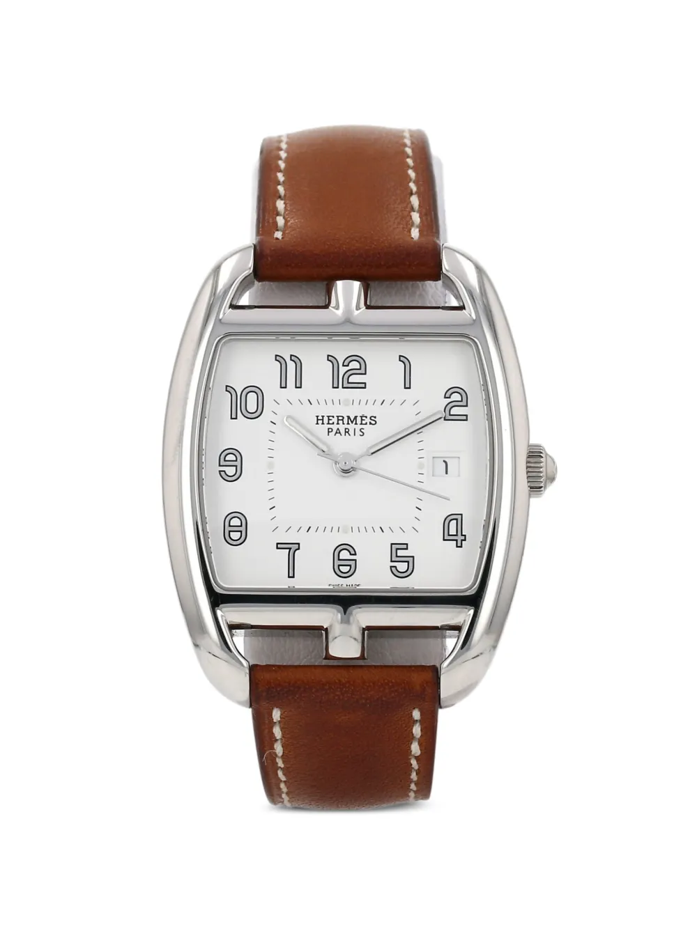 Hermès Pre-Owned Cape Cod Tonneau 34mm watch - Bianco
