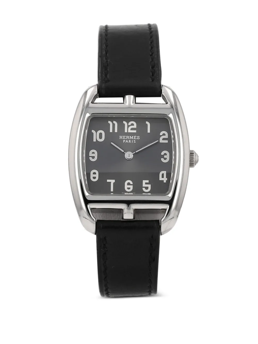 Hermès Pre-Owned Cape Cod Tonneau 27mm watch - Nero