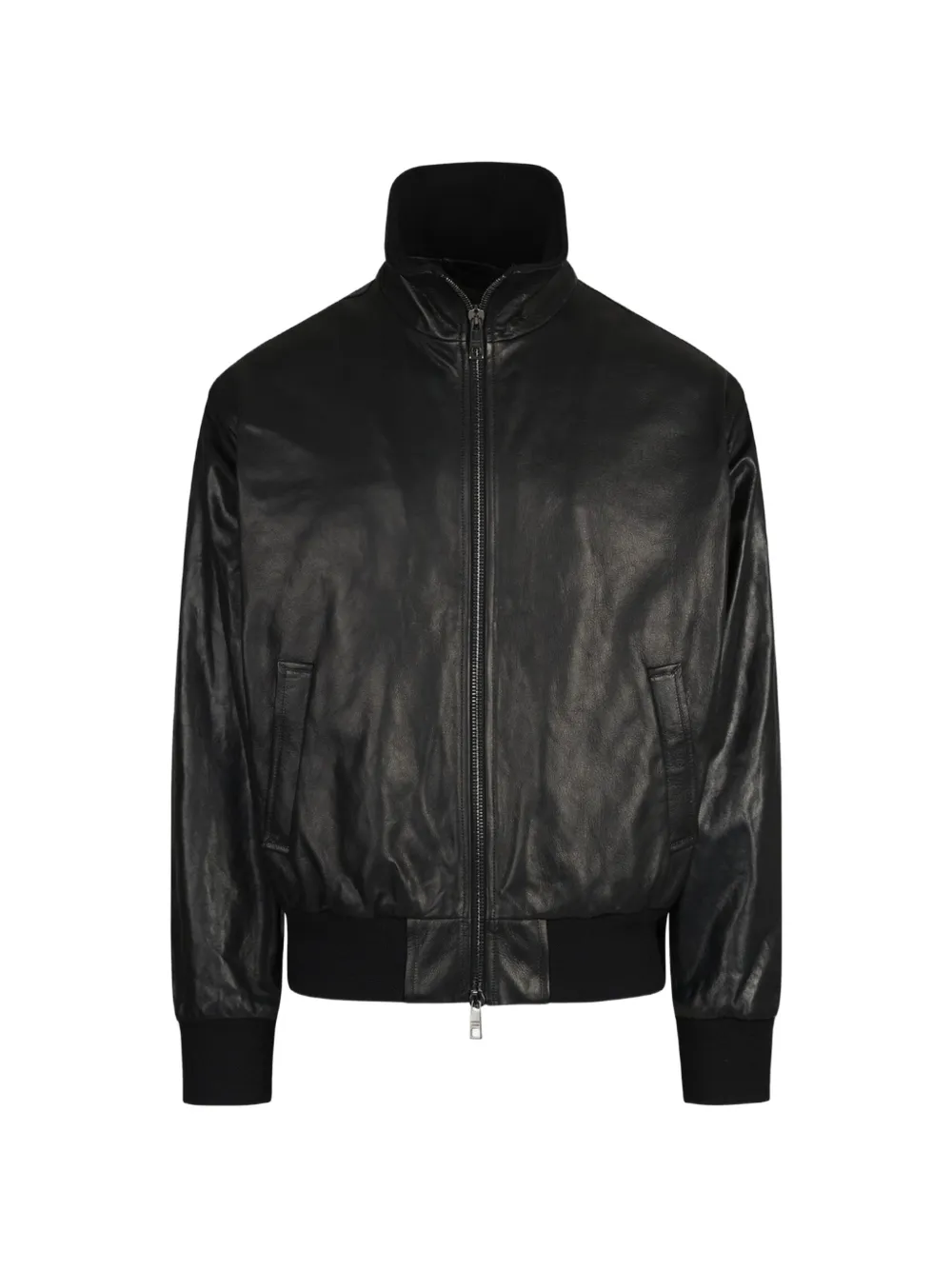 Giorgio Brato Bomber con zip - Nero