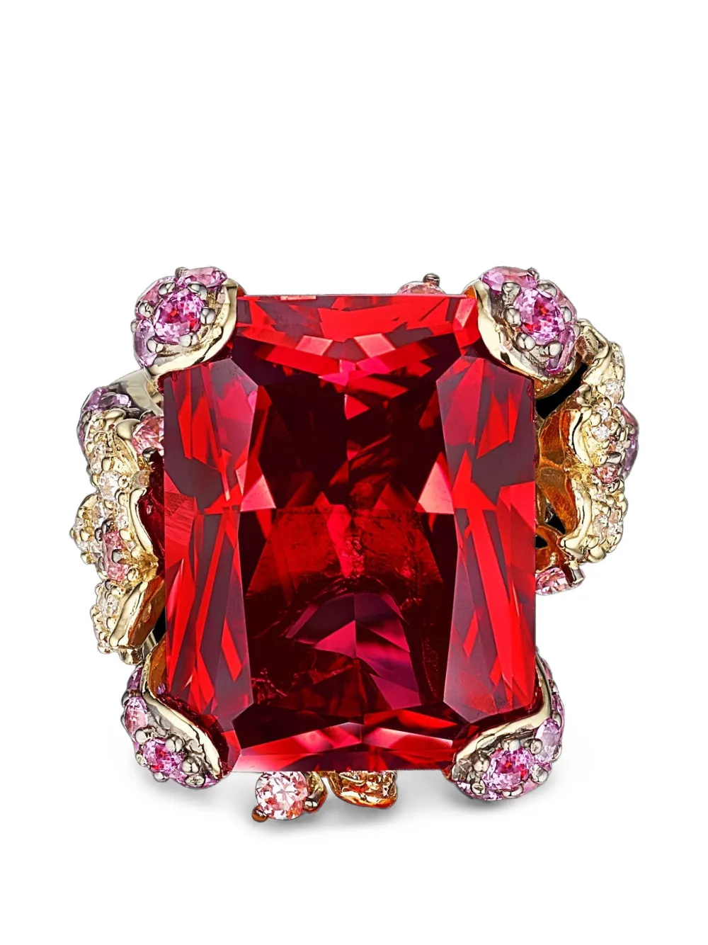 Anabela Chan Cinderella ruby and sapphire ring - Oro