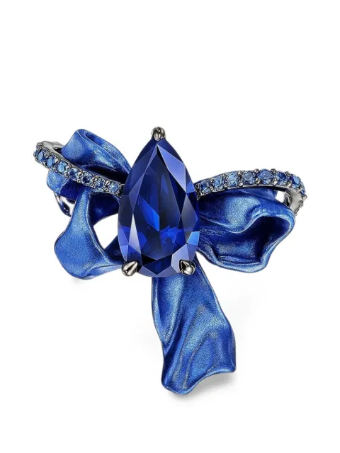 Anabela Chan Midnight Cupid's Bow sapphire ring