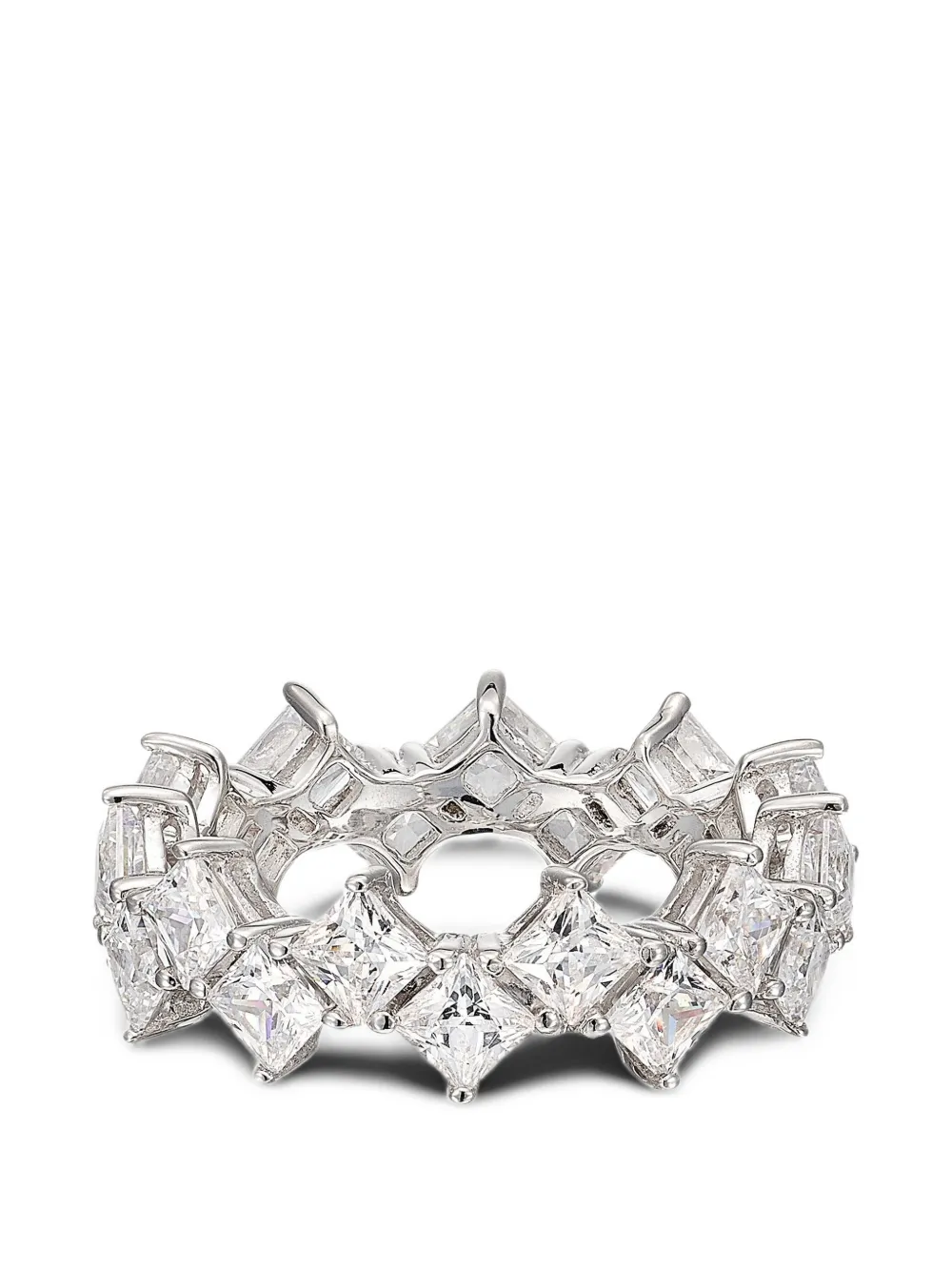 Anabela Chan Eternity Princess diamond ring - Argento