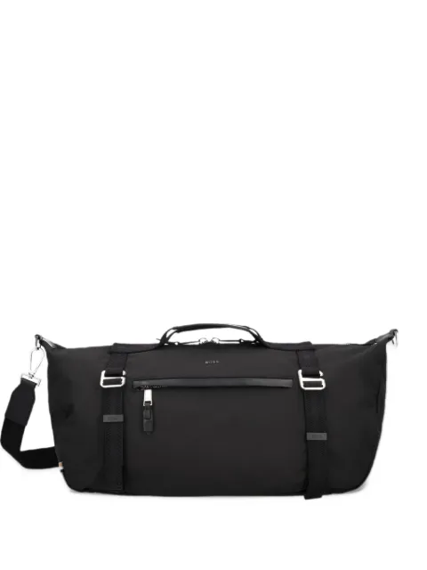 BOSS saco marinero con logo metalizado y bolsillo frontal