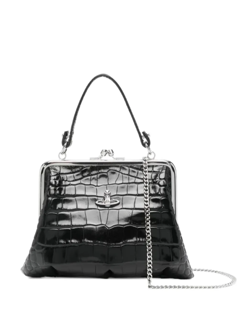 Vivienne Westwood Granny frame purse Zwart