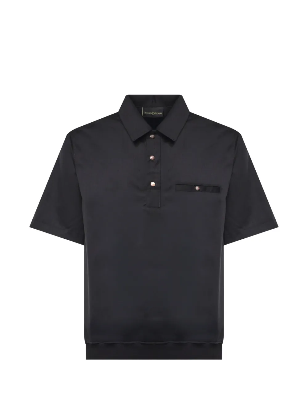 Giuliano Galiano Jair chest-pocket polo shirt - Nero