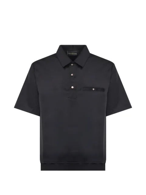 Giuliano Galiano playera tipo polo Jair con bolsillo en el pecho
