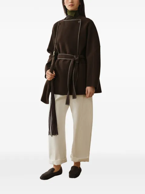 LESS double-faced cropped coat