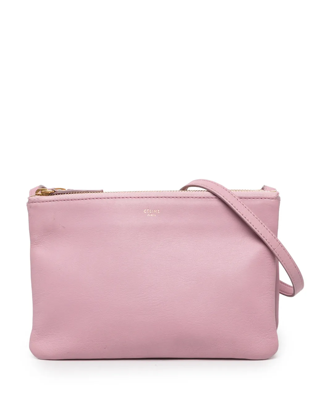Celine Pre-Owned 2014 Small Lambskin Trio crossbody bag - Pink